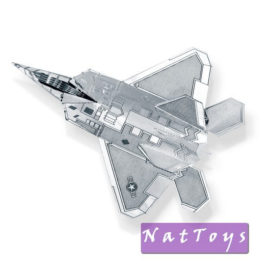 kit to assemble IN SCALE COMPATIBLE WITH F22 Raptor Ariplane Kit FASCINATIONS METAL EARTH FA MMS050 r