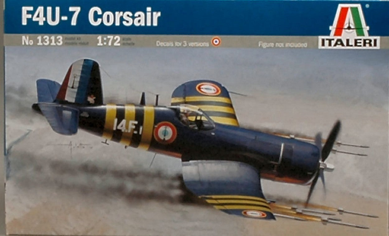 SCALE ASSEMBLY KIT COMPATIBLE WITH F4U - 7 CORSAIR KIT 1:72 ITALERI IT1313