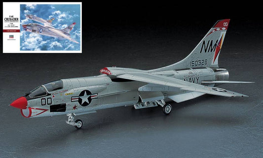 KIT DA MONTARE IN SCALA COMPATIBILE CON F8E CRUSADER KIT 1:48 HASEGAWA HA07225