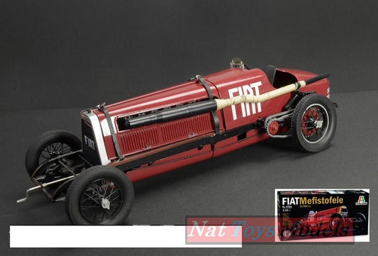 SCALE ASSEMBLY KIT COMPATIBLE WITH FIAT MEFISTOFELE 1924 SPEED RECORD 230 Km/h E,ELDRIGE KIT 1:12 ITALERI IT4701