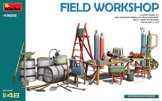 SCALE ASSEMBLY KIT COMPATIBLE WITH FIELD WORKSHOP KIT 1:48 MINIART MIN49012