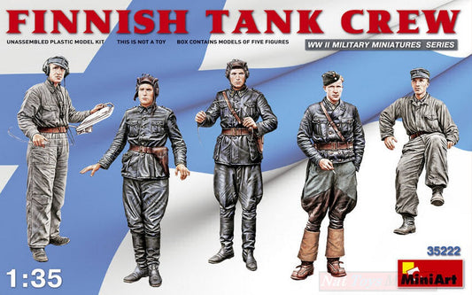 SCALE ASSEMBLY KIT COMPATIBLE WITH FINNISH TANK CREW KIT 1:35 MINIART MIN35222