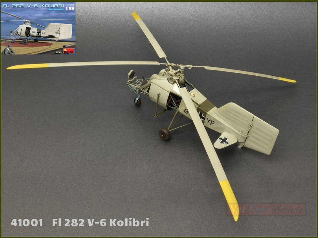 SCALE ASSEMBLY KIT COMPATIBLE WITH FL 282 V-6 KOLIBRI KIT 1:35 MINIART MIN41001