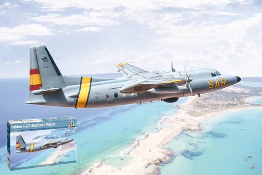 KIT DA MONTARE IN SCALA COMPATIBILE CON FOKKER F-27 MARITIME PATROL AIRCRAFT KIT 1:72 ITALERI IT1455