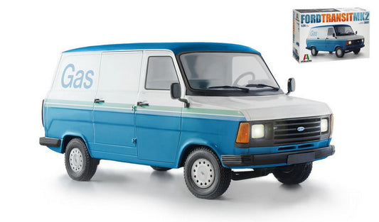 SCALE ASSEMBLY KIT COMPATIBLE WITH FORD TRANSIT MK2 KIT 1:24 ITALERI IT3687