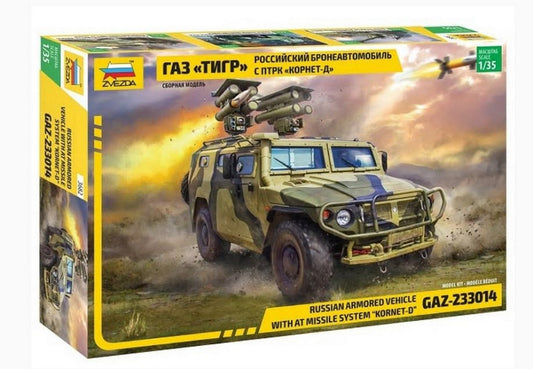 SCALE ASSEMBLY KIT COMPATIBLE WITH GAZ KORNET KIT 1:35 ZVEZDA Z3682