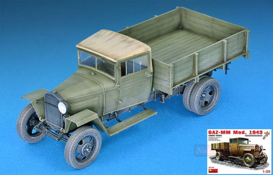 SCALE ASSEMBLY KIT COMPATIBLE WITH GAZ-MM MOD.1943 CARGO TRUCK KIT 1:35 MINIART MIN35134