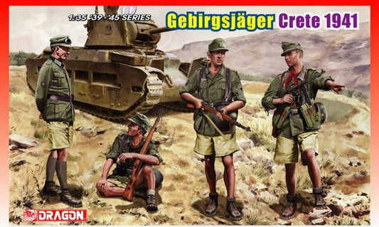 KIT DE MONTAGE À L'ÉCHELLE COMPATIBLE AVEC GEBIRGSJAGERS CRETE 1941 KIT 1:35 DRAGON D6742