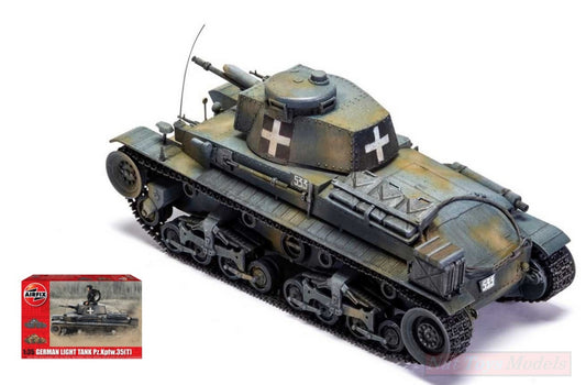 KIT TO BE ASSEMBLED IN SCALE COMPATIBLE WITH GERMAN LIGHT TANK Pz.Kpfw.35 (t) KIT 1:35 AIRFIX A1362