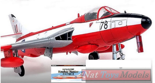 SCALE ASSEMBLY KIT COMPATIBLE WITH HAWKER HUNTER F.6/FGA.9 KIT 1:48 ACADEMY ACD12312