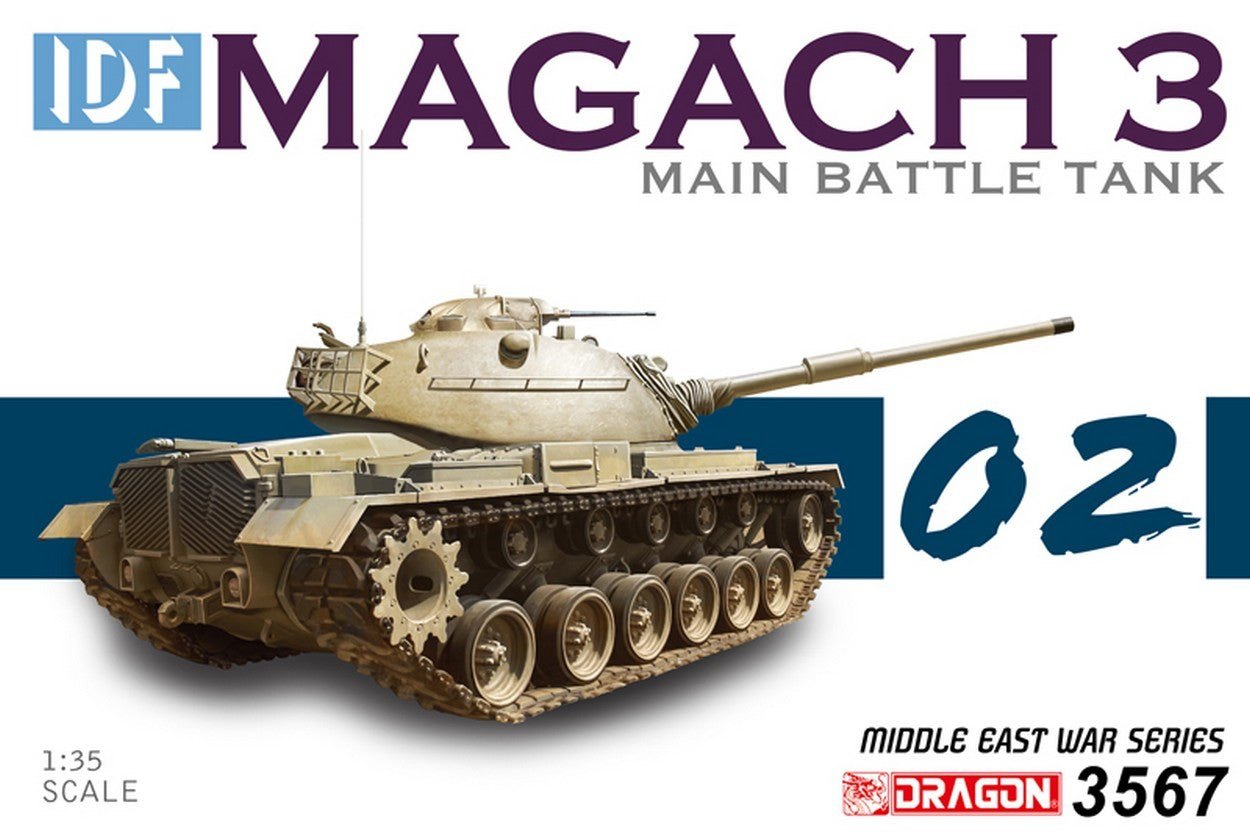 SCALE ASSEMBLY KIT COMPATIBLE WITH IDF MAGACH 3 KIT 1:35 DRAGON D3567