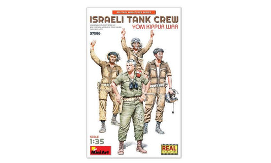 SCALE ASSEMBLY KIT COMPATIBLE WITH ISRAELI TANK CREW YOM KIPPUR WAR KIT 1:35 MINIART MIN37086