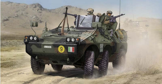 SCALE ASSEMBLY KIT COMPATIBLE WITH ITALIAN PUMA 6x6 WHEELED AFV KIT 1:35 TRUMPETER TP5526