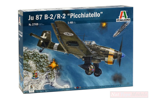 SCALE ASSEMBLY KIT COMPATIBLE WITH JU 87 B-2/R-2 STUKA PICHIATELLO KIT 1:48 ITALERI IT2769""