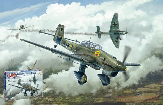 KIT DA MONTARE IN SCALA COMPATIBILE CON JU-87B STUKA BATTLE OF BRITAIN 80th ANN.KIT 1:48 ITALERI IT2807