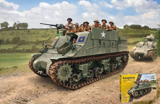 KIT TO BE ASSEMBLED IN SCALE COMPATIBLE WITH KANGAROO KIT 1:35 ITALERI IT6551 MODEL