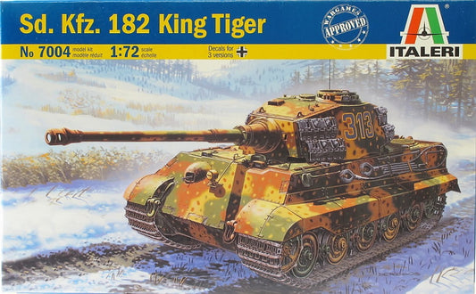 KIT TO BE ASSEMBLED IN SCALE COMPATIBLE WITH KING TIGER KIT 1:72 ITALERI IT7004