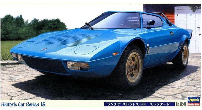 KIT DA MONTARE IN SCALA COMPATIBILE CON LANCIA STRATOS HF STRADALE KIT 1:24 HASEGAWA HA21115