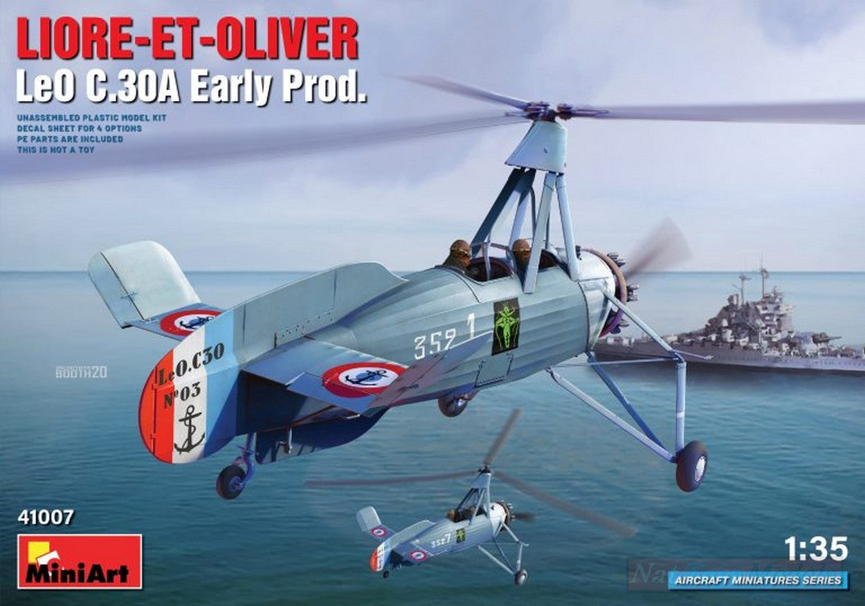 SCALE ASSEMBLY KIT COMPATIBLE WITH LIORE-ET-OLIVER LEO C.30A EARLY PROD. KIT 1:35 MINIART MIN41007