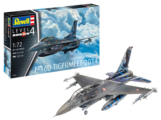 SCALE ASSEMBLY KIT COMPATIBLE WITH LOCKHEED MARTIN F-16D TIGERMEET 2014 KIT 1:72 REVELL RV03844