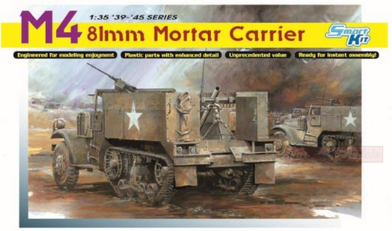 SCALE ASSEMBLY KIT COMPATIBLE WITH M4 81 mm MORTAR CARRIER KIT 1:35 DRAGON D6361