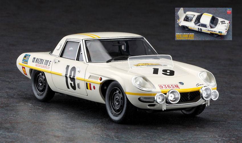 SCALE ASSEMBLY KIT COMPATIBLE WITH MAZDA COSMO SPORT 1968 MARATHON DE LA ROUTE SUPER DETAIL KIT 1:24 HASEGAWA HA51050