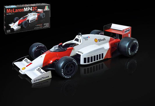 SCALE ASSEMBLY KIT COMPATIBLE WITH MC LAREN MP4/2C 1986 ALAN PROST/KEKE ROSBERG KIT 1:12 ITALERI IT4711