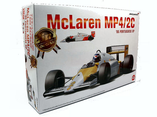 SCALE ASSEMBLY KIT COMPATIBLE WITH MC LAREN MP4/2C 1986 N.1 A.PROST OR N.2 K.ROSBERG PORTUGAL GP KIT 1:20 VARIOUS MANUFACTURERS N