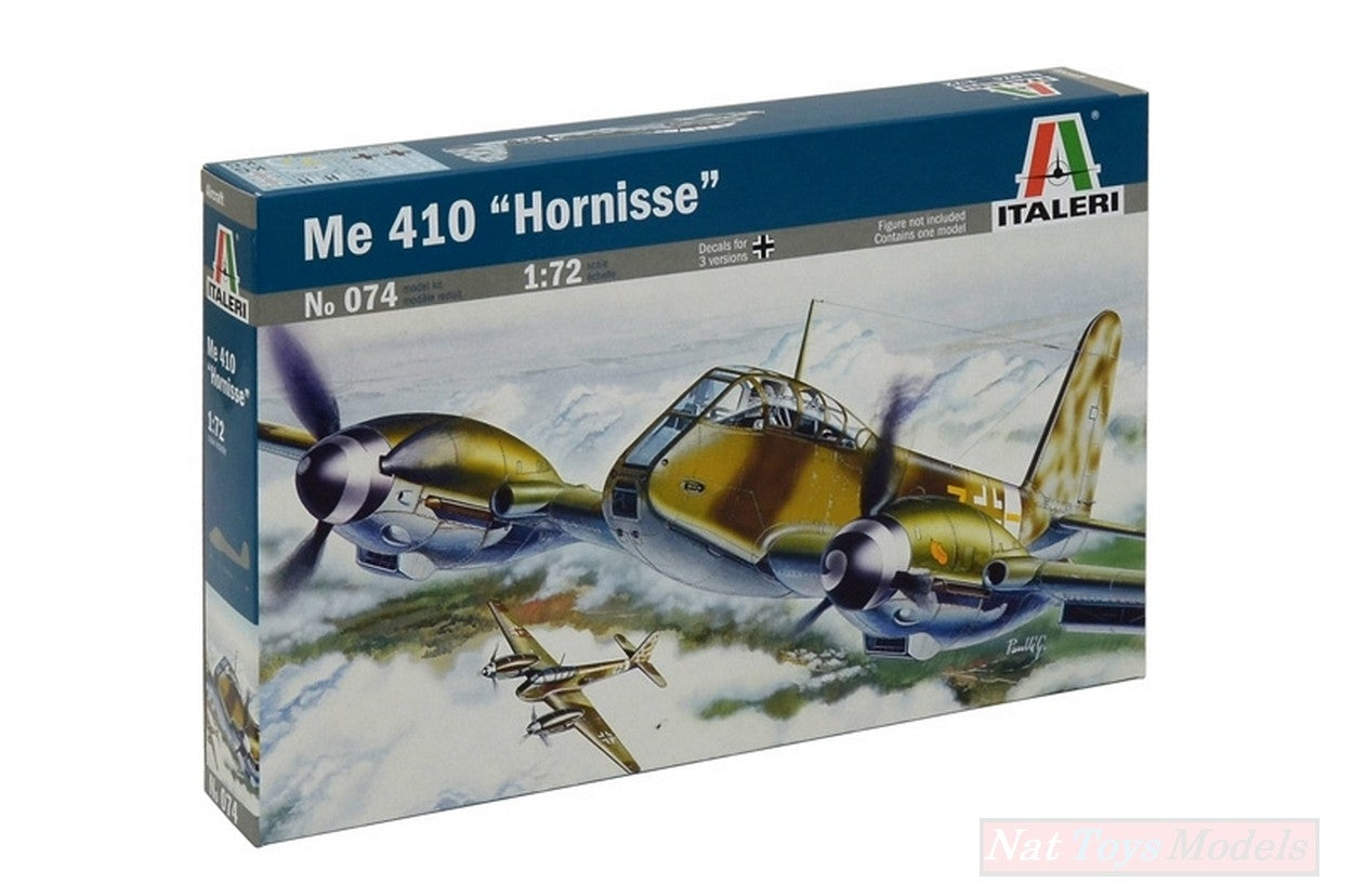 SCALE ASSEMBLY KIT COMPATIBLE WITH ME-410 HORNISSE KIT 1:72 ITALERI IT0074