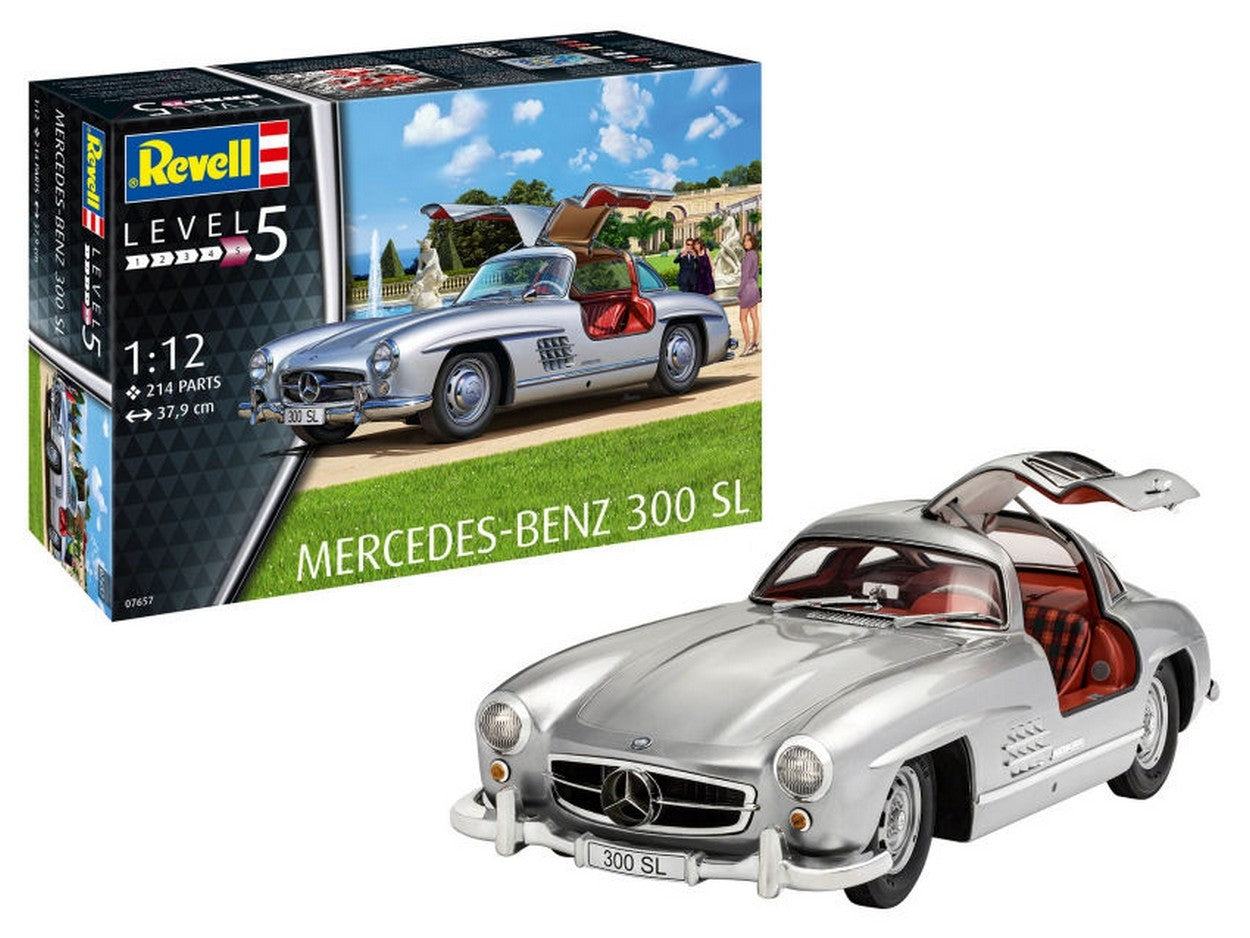 SCALE ASSEMBLY KIT COMPATIBLE WITH MERCEDES 300 SL KIT 1:12 REVELL RV07657