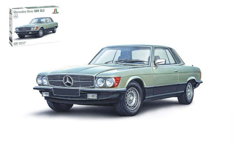 KIT DA MONTARE IN SCALA COMPATIBILE CON MERCEDES 500 SLC KIT 1:24 ITALERI IT3633