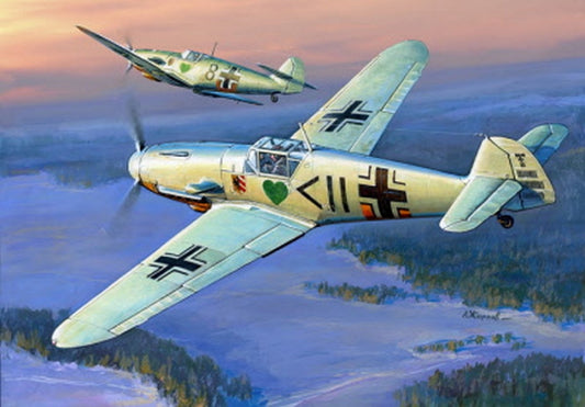 KIT DA MONTARE IN SCALA COMPATIBILE CON MESSERSCHMITT BF 109 F-2 KIT 1:72 ZVEZDA Z7302