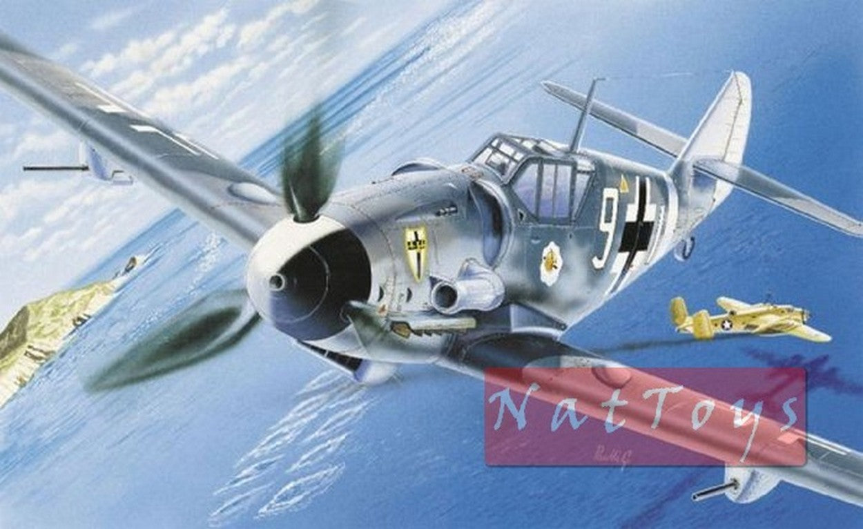 KIT TO BE ASSEMBLED IN SCALE COMPATIBLE WITH MESSERSCHMITT BF 109 G 6 KIT 1:72 ITALERI IT0063