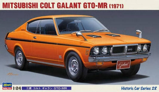 SCALE ASSEMBLY KIT COMPATIBLE WITH MITSUBISHI COLT GALANT GTO-MR 1971 KIT 1:24 HASEGAWA HA21128