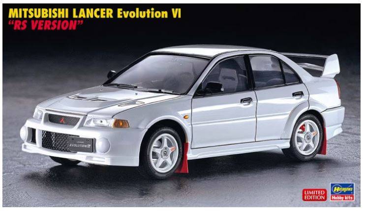 SCALE ASSEMBLY KIT COMPATIBLE WITH MITSUBISHI LANCER EVO VI RS VERSION KIT 1:24 HASEGAWA HA20547