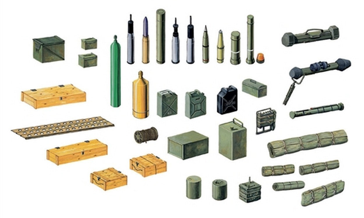 SCALE ASSEMBLY KIT COMPATIBLE WITH MODERN BATTLE ACCESSORIES KIT 1:35 ITALERI IT6423