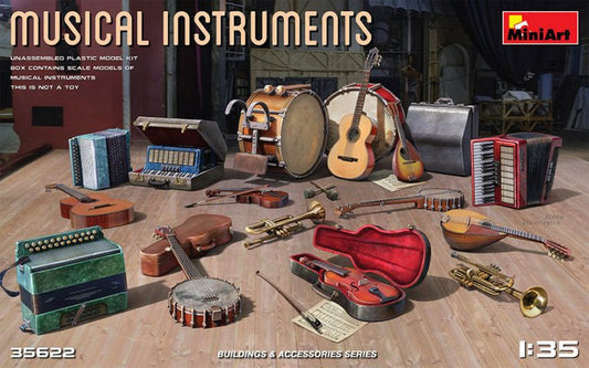 SCALE ASSEMBLY KIT COMPATIBLE WITH MUSICAL INSTRUMENTS KIT 1:35 MINIART MIN35622