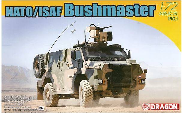 SCALE ASSEMBLY KIT COMPATIBLE WITH NATO/ISAF BUSHMASTER KIT 1:72 DRAGON D7702