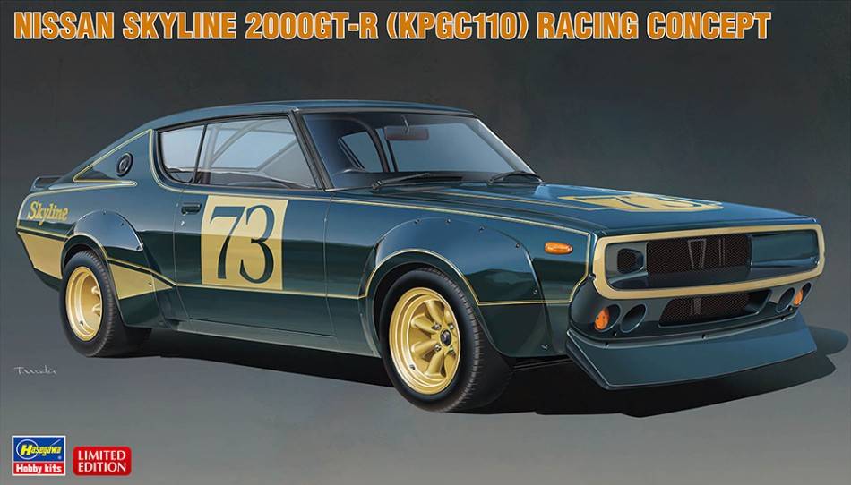 SCALE ASSEMBLY KIT COMPATIBLE WITH NISSAN SKYLINE 2000 GT-R RACING KIT 1:24 HASEGAWA HA20642