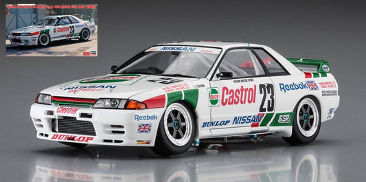 SCALE ASSEMBLY KIT COMPATIBLE WITH NISSAN SKYLINE GT-R 1990 MACAU GUIA RACE WINNER KIT 1:24 HASEGAWA HA20581