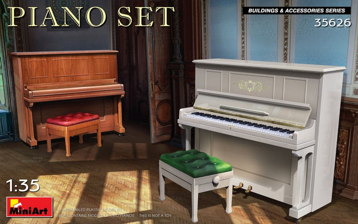 KIT DA MONTARE IN SCALA COMPATIBILE CON PIANO SET KIT 1:35 MINIART MIN35626