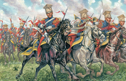 KIT DA MONTARE IN SCALA COMPATIBILE CON POLISH LANCER NAPOLEONIC WARS KIT 1:72 ITALERI IT6039