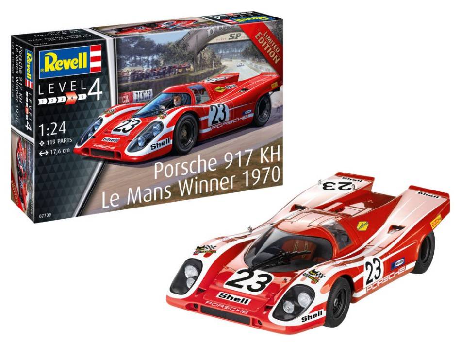 SCALE ASSEMBLY KIT COMPATIBLE WITH PORSCHE 917 K WINNER LM 1970 KIT 1:24 REVELL RV07709