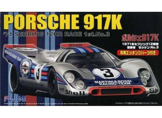 SCALE ASSEMBLY KIT COMPATIBLE WITH PORSCHE 917K N.3 12H SEBRING 1971 KIT 1:24 FUJIMI FJ123882