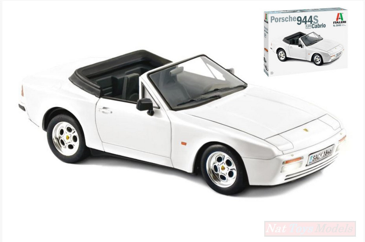 SCALE ASSEMBLY KIT COMPATIBLE WITH PORSCHE 944 S CABRIO KIT 1:24 ITALERI IT3646