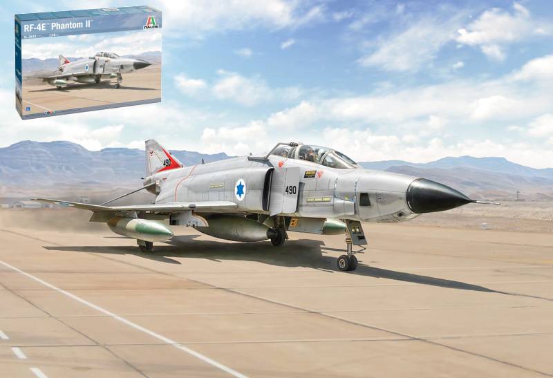 KIT DA MONTARE IN SCALA COMPATIBILE CON RF-4E PHANTOM KIT 1:48 ITALERI IT2818