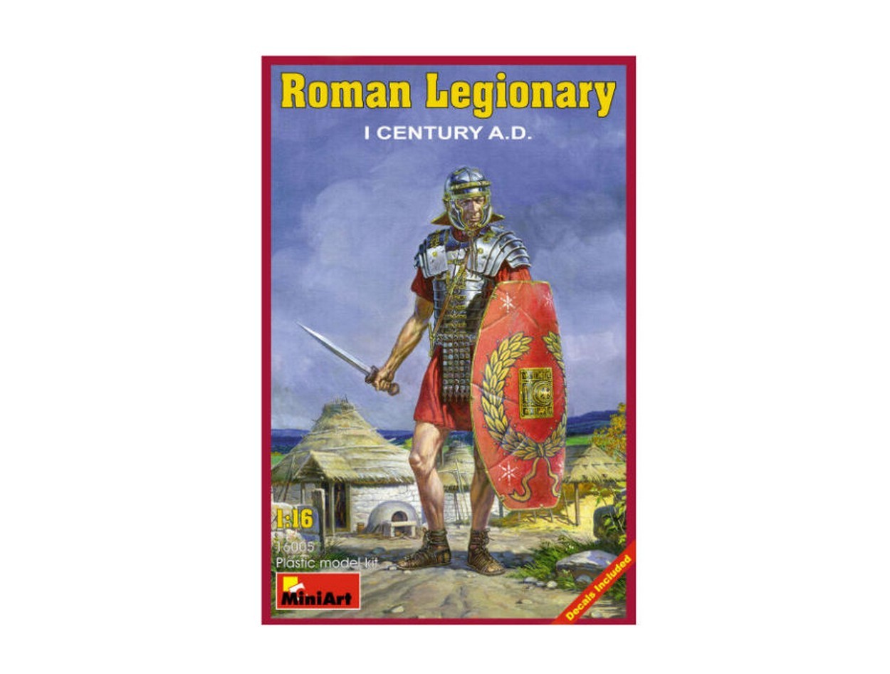 SCALE ASSEMBLY KIT COMPATIBLE WITH ROMAN LEGIONARY 1st CENTURY AD KIT 1:16 MINIART MIN16005