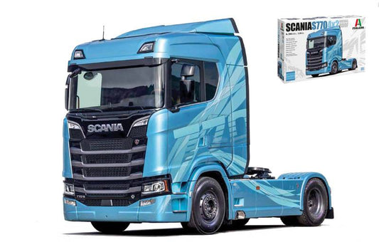 KIT DA MONTARE IN SCALA COMPATIBILE CON SCANIA 770 4x2 NORMAL ROOF KIT 1:24 ITALERI IT3961