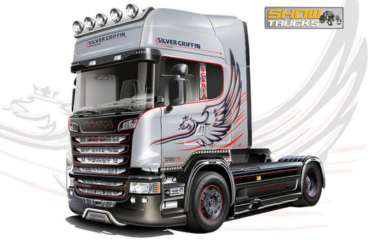 SCALE ASSEMBLY KIT COMPATIBLE WITH SCANIA R730 STREAMLINE 4x2 KIT 1:24 ITALERI IT3906