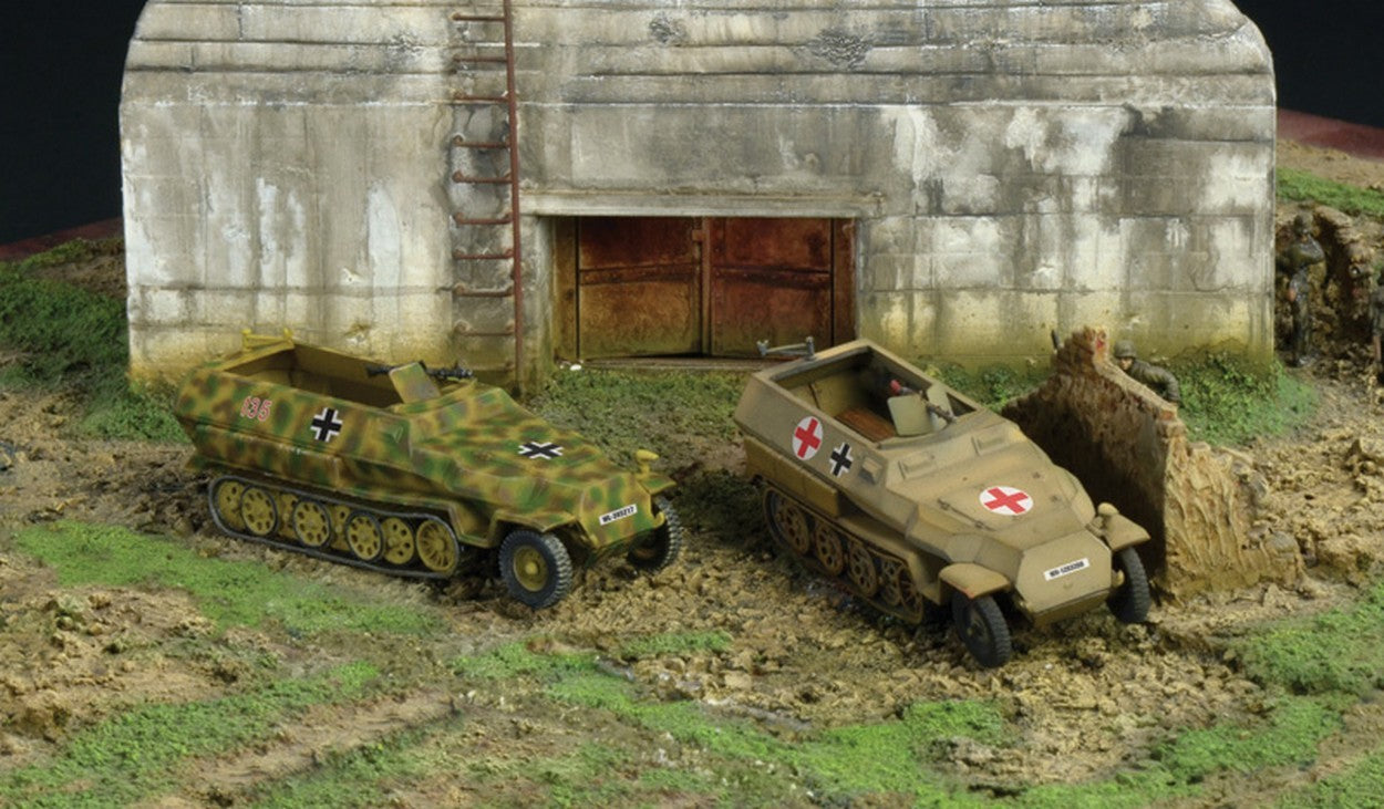 KIT TO BE ASSEMBLED IN SCALE COMPATIBLE WITH SD KFZ 251/1 AUSF.C KIT 1:72 ITALERI IT7516